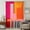 Pink, Orange, variant on Pink Orange Sheer Curtains 96 Inches Long, Geometric Modern Abstract Oil Painting Light Filering Curtains, Privacy Drapes Simi Floor to Veiling Curtain for Living Room Bedroom Large Window Treatment