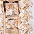 thumbnail image 7 of FSLiving K9 Crystal Table Lamp Battery-Powered with TX Control Stepless Dimming Smart Fairy Lights G9 Iron Base Antique Table Light 3000K Christmas Gift Bulbs Included Wedding Party Camping Trip, 7 of 7