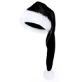 thumbnail image 4 of XUEMAO Christmas Hat for Adult, Black Plush Long Santa Hats Xmas Velvet Christmas Hats For Adults Keep Warm Winter Christmas Hat, 4 of 4