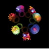 Jelly Flashing Rings LED Party Favors for Kids and Adults (36-Pc. Bulk Toys Pack) Ã¢â‚¬â€œ LED Ring Light-Up Toys in Assorted Colors with On-Off Switches for Long-Lasting Fun