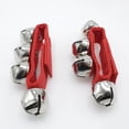 thumbnail image 5 of Juego de 2 cascabeles de muñeca, instrumento de cascabeles rojos, percusión musical de tobillo ajustable para niños, regalos de fiesta, decoración navideña, 5 of 5