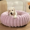 thumbnail image 7 of Round Pet Bed, 15.7" Washable Plush Donut Dog Bed with Non-Slip Bottomm, Soft and Comfortable Donut Cushion Winter Warm Pet Bed for Puppy and Cats, 7 of 7