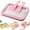 Pink, variant on Rolled Ice Cream Maker Kit – Instant DIY Ice Cream Tray with 2 Scrapers, Stainless Steel Homemade Rolling Ice Cream Pan, No Electricity Needed, Family Fun Gift