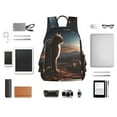 thumbnail image 6 of Daiia Pyramid Desert Cat School Backpack for Men and Women Lightweight Backpack Durable Backpack Water-Resistant,Travel,Work Bag, 6 of 9