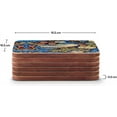 thumbnail image 3 of Pimpernel Morris & Co Strawberry Thief Blue Collection Coasters | Set of 6 | Cork Backed Board | Heat and Stain Resistant | Drinks Coaster for Tabletop Protection | Measures 4” x 4”, 3 of 7