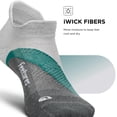 thumbnail image 5 of Feetures Elite Light Cushion No Show Tab Ankle Socks - Sport Sock with Targeted Compression - Stone Ivy , Small (1 Pair), 5 of 7