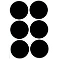 thumbnail image 1 of Royal Green, Color Round 2" inch Black 50mm, Labels for Multi-purpose great for Jars and Storage and identification, 540 Pack, 1 of 5
