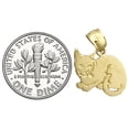 thumbnail image 3 of 14K Gold House Cat Charm, 3 of 5