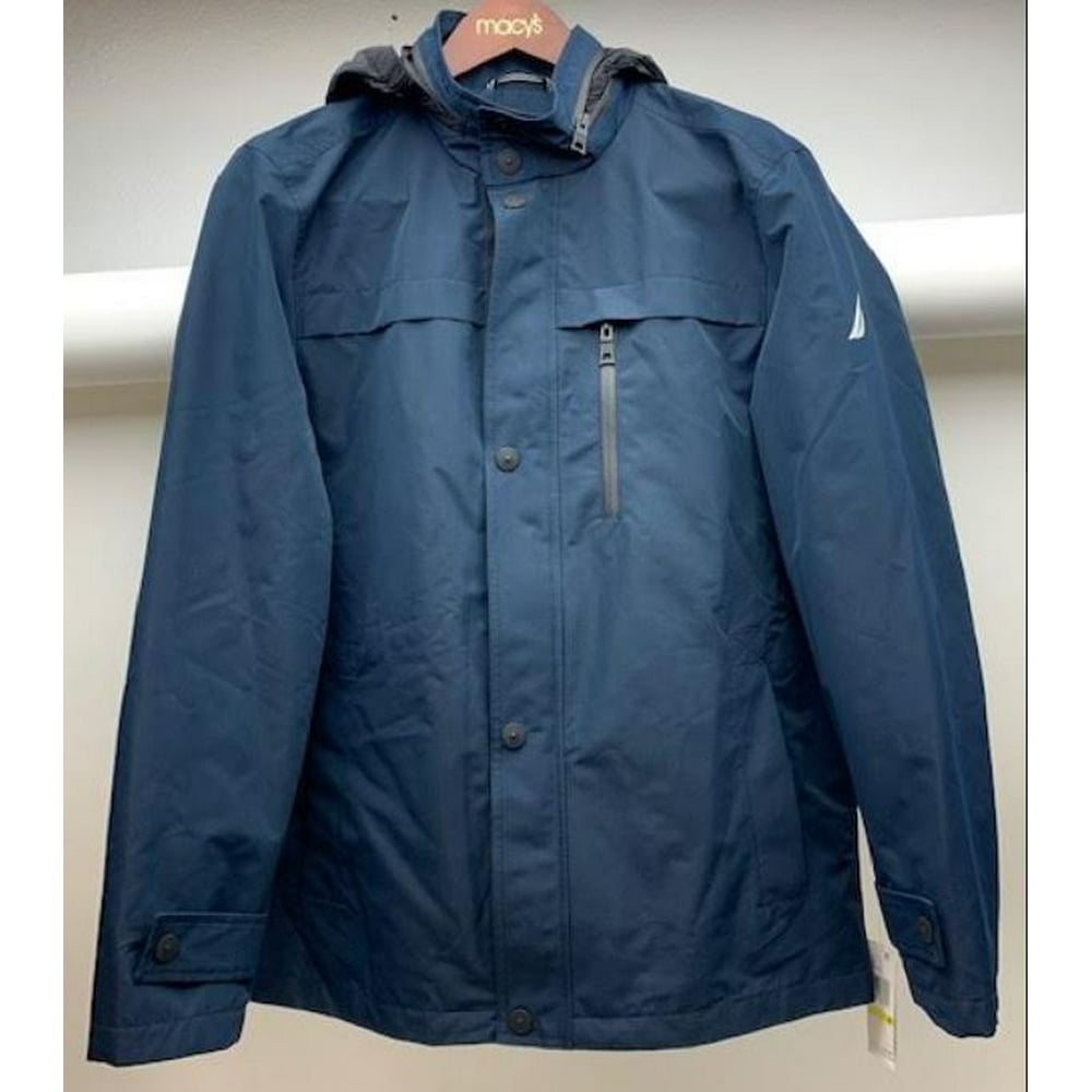 Nautica - Nautica Men's Zip Front Lightweight Rainbreaker Jacket Coat ...