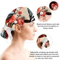 thumbnail image 3 of Woodpecker Adjustable Working Cap with Buttons/ Bow Hair Scrunchy with Sweatband Washable for Woman, 3 of 6