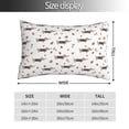 thumbnail image 2 of Balery Dachshund Dog Funda de Cojín Estampada, Regalos para Mujeres, Regalos de Amor para Ella, Regalos para Novia o Esposa, Funda de Almohada-20"x30", 2 of 6