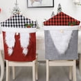 thumbnail image 3 of Moyic Funda para silla de comedor de Navidad, diseño de taburete, decoración, manga protectora elástica, hogar, restaurante, Hotel, vacaciones, Kits de decoración para fiestas Rojo Moyic HA069916-01, 3 of 6