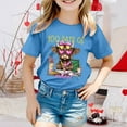 thumbnail image 2 of Blouse Fille Tout-Petit 5t Manches Longues Chemises Filles Garçon et Fille Mode Décontractée Imprimé Col Rond T-Shirt Manches Courtes Ample, 2 of 4