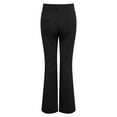 thumbnail image 6 of UngA Work Pants Womens Casual High Waisted Linen Feel Pants Tapered Vacation Lounge Pants Trousers with Pockets Black,XL, 6 of 6