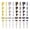 Set of 80 pieces, variant on WINDLAND Clothing Zips Fix Repair Supplies Insertion Pin Zippers Bottom Zippers Stopper