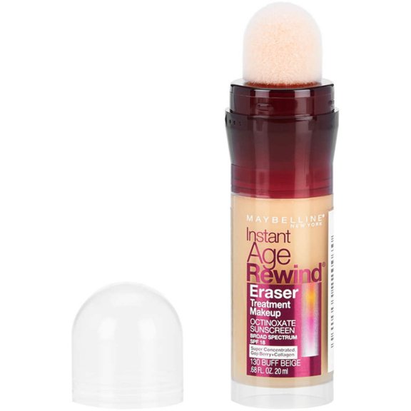 Maybelline New York Instant Age Rewind Eraser Treatment Makeup, Pure Beige, 0.68 fl. oz.