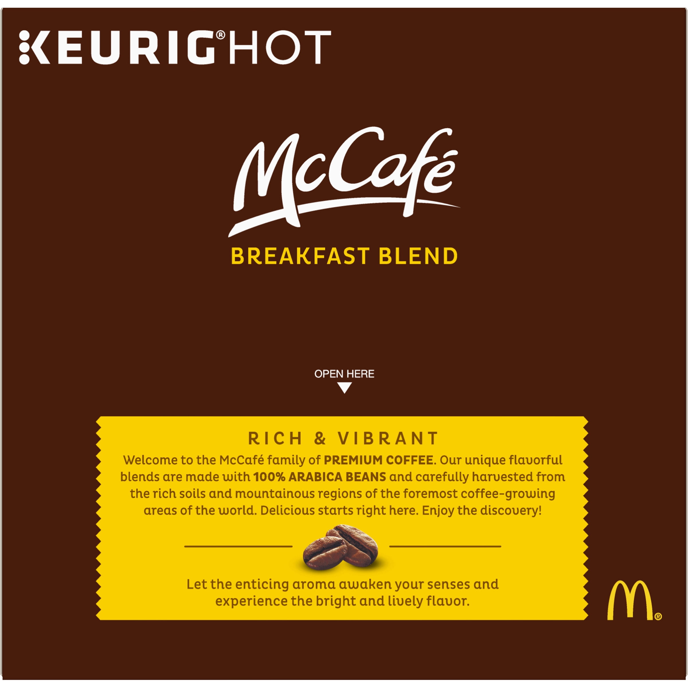 McCafe Breakfast Blend Coffee K-Cup Pods, 18 count