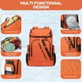 thumbnail image 5 of Maelstrom Backpack Cooler,36 Can Cooler Backpack,Soft Cooler Bag Insulated Leakproof,Lightweight Ice Chest Backpack,Travel Cooler Lunch Backpack for Camping,Hiking,Beach,Orange, 5 of 14