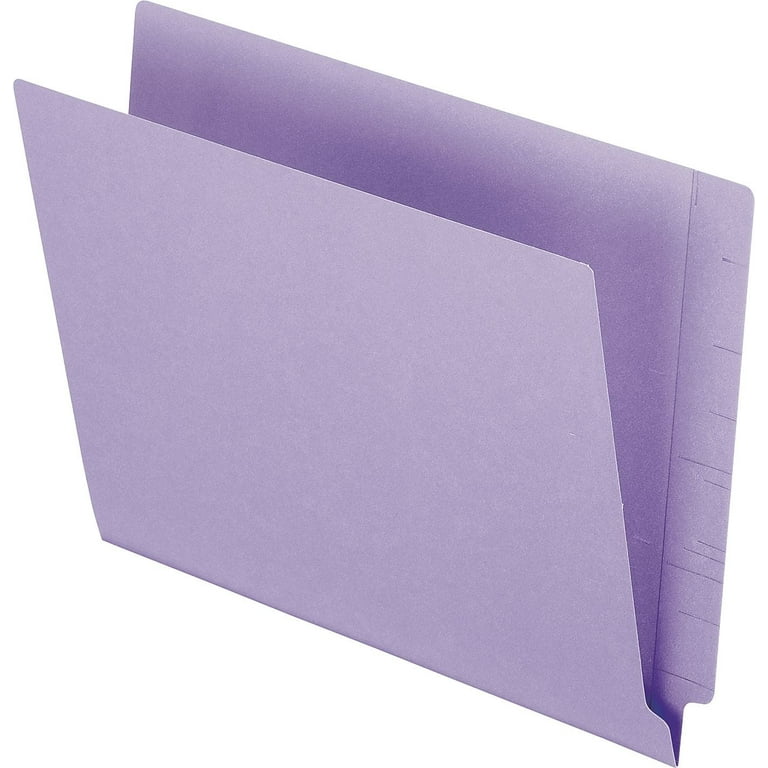 Colored End Tab Folders with Reinforced Double-Ply Straight Cut Tabs, Letter Size, 0.75 Colored End Tab Folders with Reinforced Double-Ply Straight Cut Tabs, Letter Size, 0.75
