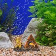 thumbnail image 2 of Décoration d'Aquarium en Forme de Pyramide Décoration d'Aquarium en Résine Artisanat Grotte de Poisson d'Aquarium, 2 of 8