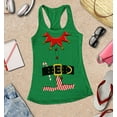 thumbnail image 3 of S4E Women's Elf Christmas Holiday Costume Racerback Slim Fit Small Kelly Green, 3 of 4
