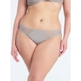 thumbnail image 3 of Joyspun Women's Microfiber and Lace Cheeky Panties, 3-Pack, Sizes XS-3XL, 3 of 8
