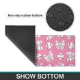 thumbnail image 6 of Pink Bows and Baseballs Pattern Kitchen Rugs Sets Of 2,Anti Fatigue Kitchen Mat Rugs Non Slip Washable,Decorative Kitchen Floor Mats for Kitchen,Sink,Laundry,17"x30"+17"x47", 6 of 7