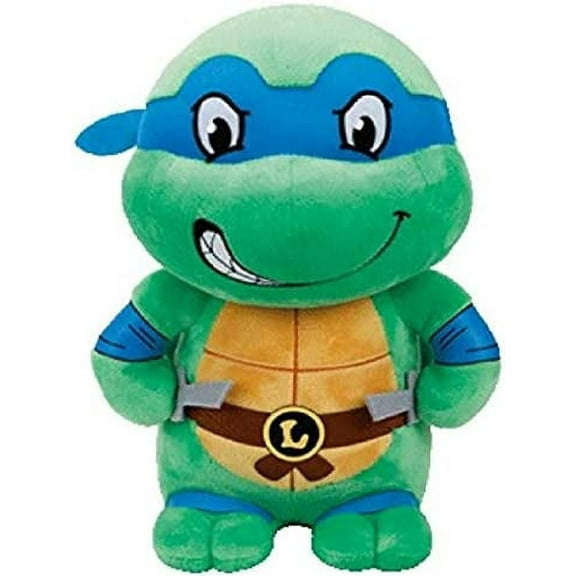TY Beanie Babies - LEONARDO Blue Mask Teenage Mutant Ninja Turtle (NO TY HANG TAG) Plush