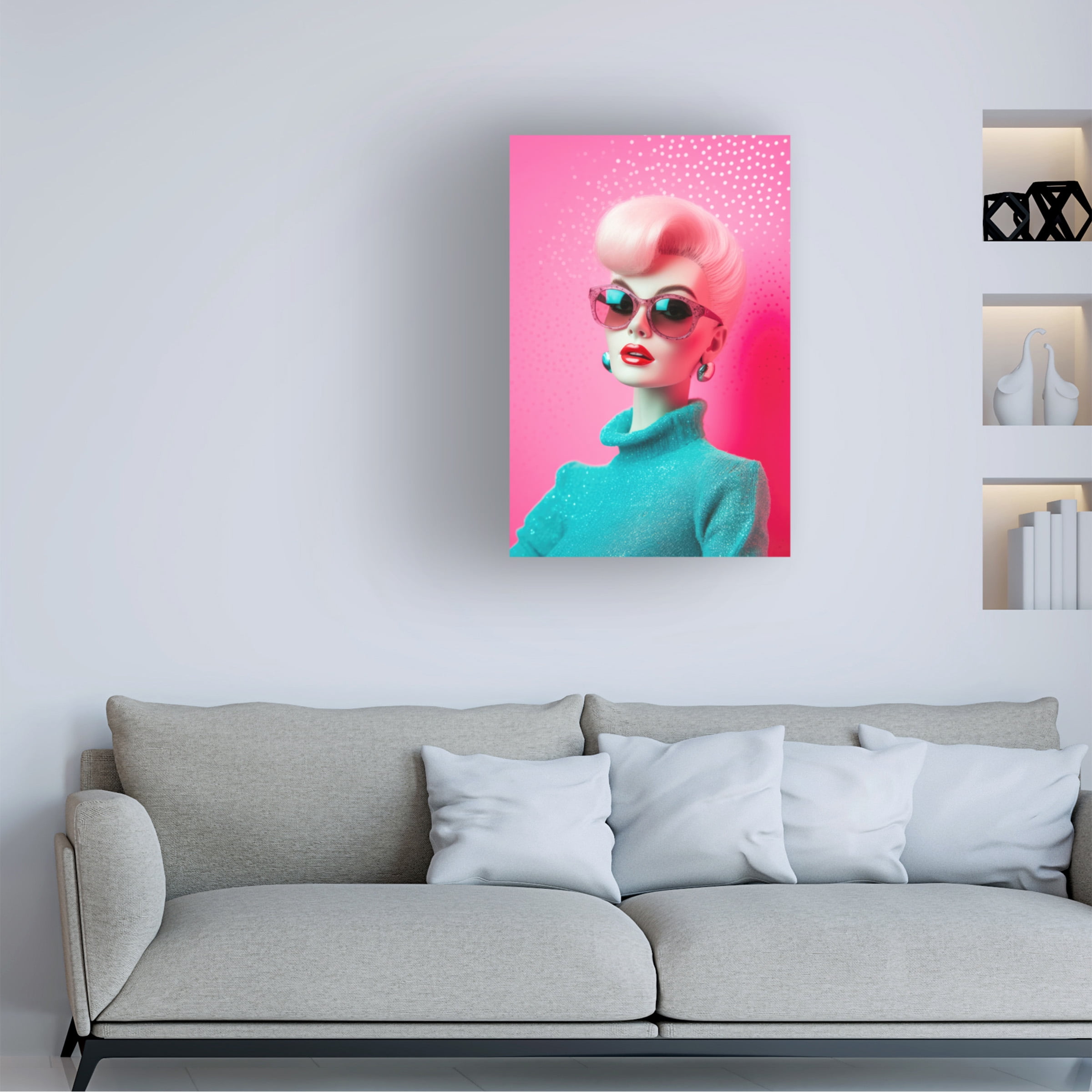 Treechild 'Oh Barbie No 2' Canvas Art