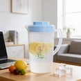 thumbnail image 4 of Plastic Pitcher with Lid and Spout Filter for Cold Drinks, Iced Tea, Lemonade and Water, Large Capacity Beverage Pitcher for Home and Parties, 4 of 6