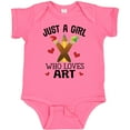 thumbnail image 3 of Inktastic Artist Just A Girl Who Loves Art Girls Baby Bodysuit, 3 of 5