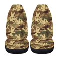 thumbnail image 5 of XYZCANDO Front Seats Protector 2pcs Car Seat Covers Car Front Seat Covers Protective Waterproof Sedan SUV, Camouflage with Duck Silhouette, 5 of 10