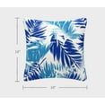 thumbnail image 3 of FBTS Prime 18x18 inch Square Blue Leaves Outdoor Throw Pillows with Inserts, 2 Packs, 3 of 8