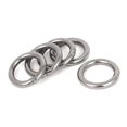 thumbnail image 4 of 20mm x 3mm Stainless Steel Webbing Strapping Welded O Rings 15 Pcs,15 x Welded Ring,silver, 4 of 4