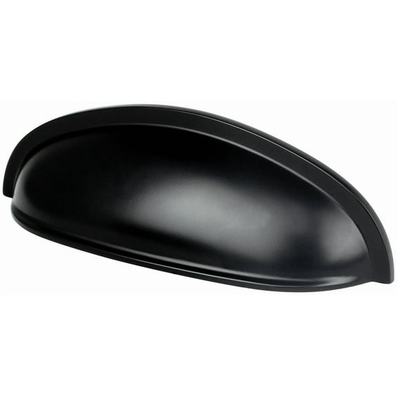 Berenson 9947-1055-P 3 in. Berenson Cup Pulls CC Matte Black Cup Pull