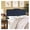 Navy, variant on Annabel Tufted Button Linen Fabric Upholstered Queen Headboard in