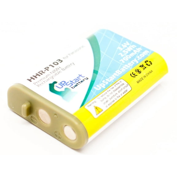 UpStart Battery VTech IP5850 Battery - Replacement for VTech Cordless Phone Battery (700mAh, 3.6V, NI-MH)