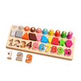 thumbnail image 2 of Xuanheng Counting Game for Preschoolers with Number Puzzles And Sorting Features , B, 2 of 8