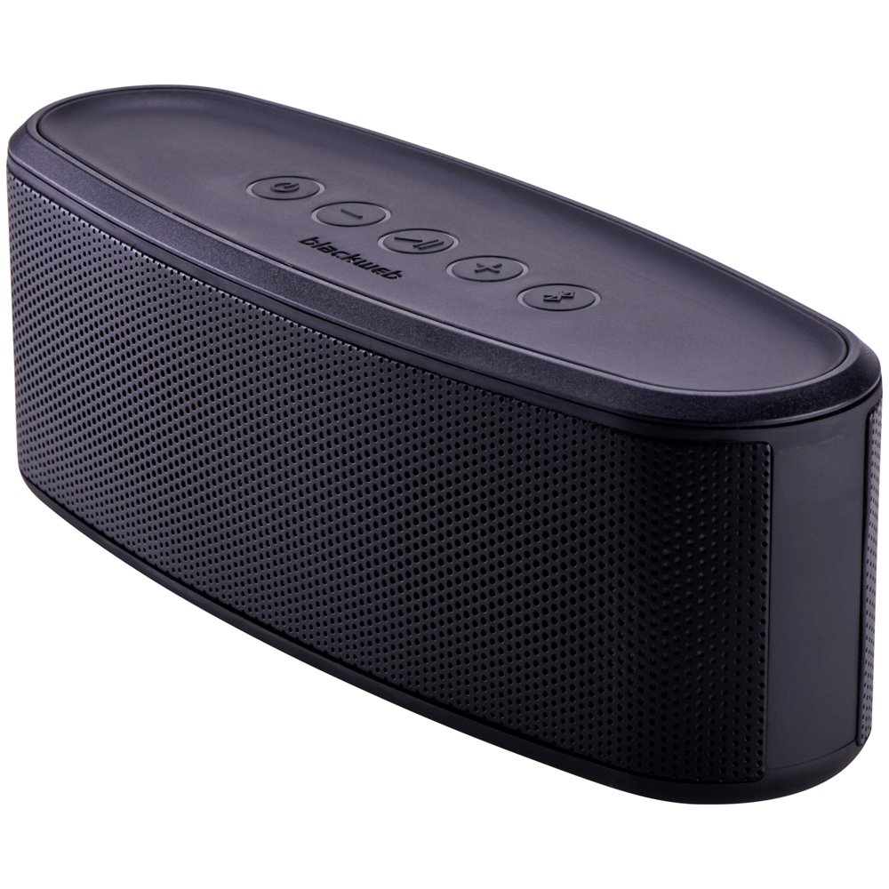 Blackweb Premium Bluetooth Dual Passive Subwoofers Portable Speaker