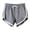 *Gray, variant on Womens 3 Inch Running Gym Athletic Workout Shorts ,Fitted Short with Pockets and Drawstring Blue,Womens Plus XXL