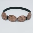 Leather Waist Belt with Dual Fringe Pouches and Gemstone Detail || Black Leather Waist Belt with Dual Utility Pouches (LT/NS/WB/6008)