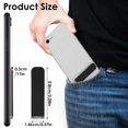 thumbnail image 2 of Support de Cellulaire Ultra Fin, Support Pliable Mini Cellulaire Angle Réglable pour Téléphone et Sac de Téléphone Modèle Universel (Noir), 2 of 5