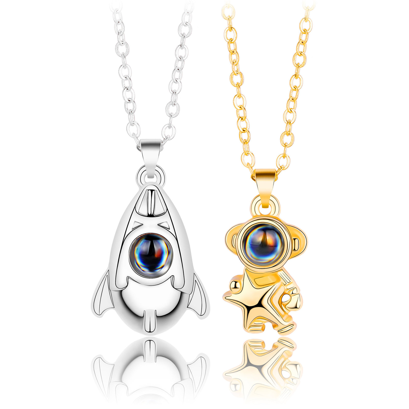 Minocool Personalized Name Necklace I Love You In 100 Languages Necklace Personalized Couples Necklace With Picture Inside Romantic Gift For Women Girls Lover Walmart Com