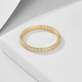 thumbnail image 4 of ShineofDiamond Simple Full eternity Stackable Wedding Band, Full Eternity Bands women band, Wedding Band Gift for her, Anniversary Gifts, 4 of 8