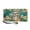 Adorable Sloth, variant on Women's Wristlet Wallet with Butterfly Chain Pattern, Waterproof PU Leather Zip around Purse for Phone and Cash for Travel and Beach