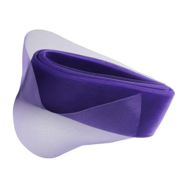 Billuyoard Crinoline Horse Hair Braid DIY Craft Fascinators for Hat Millinery Trim Kits de decoración para fiestas Morado oscuro
