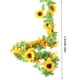 thumbnail image 2 of Simulación de vid de girasol artificial decoración floral de ratán colgante de pared para el hogar guirnalda de flores 4 piezas Methold HA7723-00B, 2 of 6