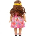 thumbnail image 3 of COSDOLL Reborn Baby Doll Clothes for 16-18 Inches Baby Dolls Gradient Pink Rabbit Flower Skirt Kids Toy, 3 of 3