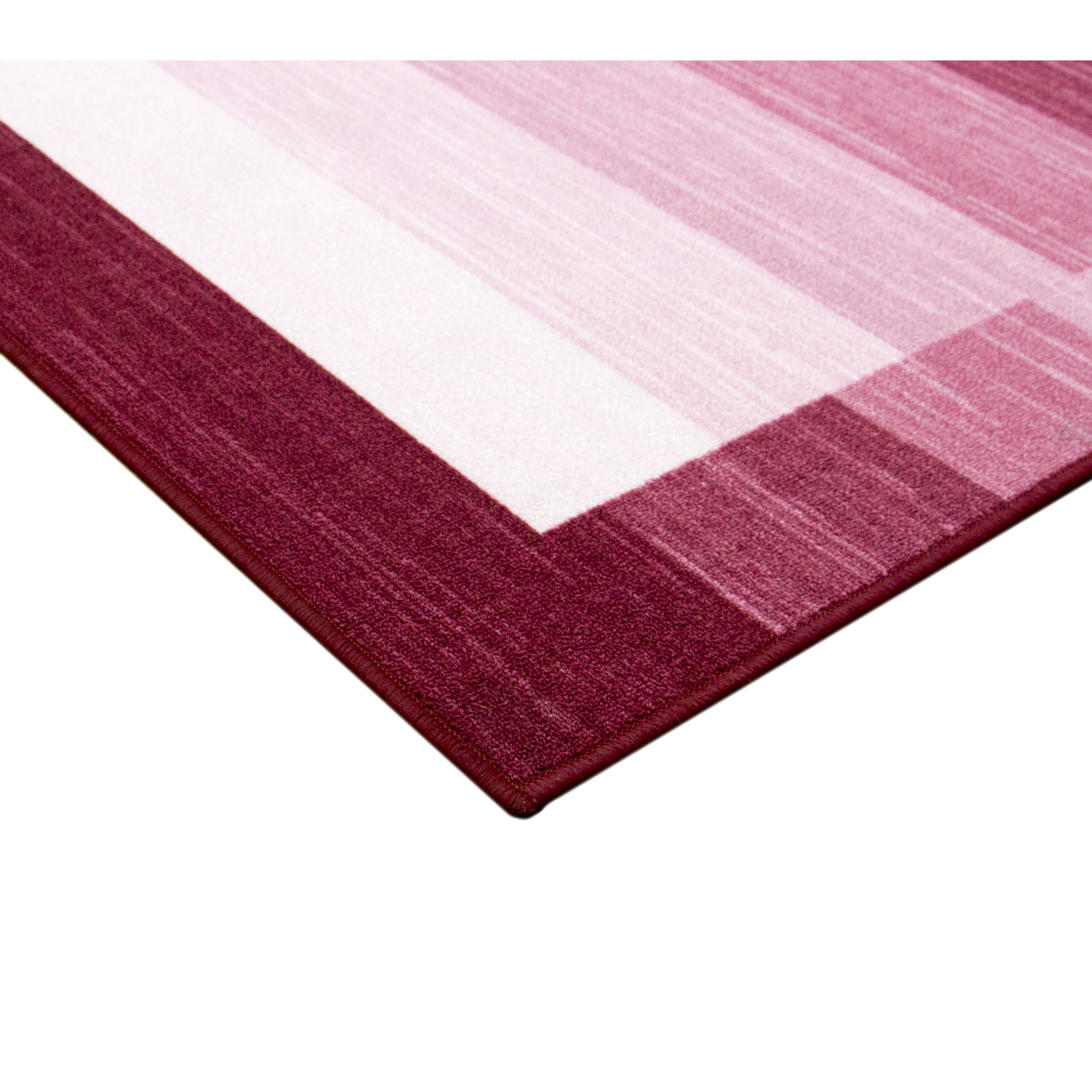 Mainstays 52" x 72" Ombre Border Rug Pink