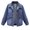 Blue, variant on Vedolay Top Women's Jean Jacket Oversized Casual Distresse Mid Long Denim Jacket,Blue 3XL